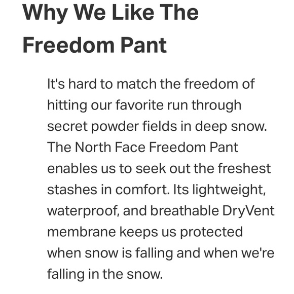 Like New! The North Face Freedom Insulated Hyvent Snowpants, sz XS SHORT - Picture 12 of 14